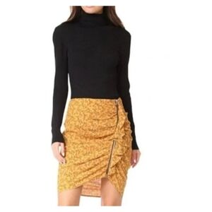 Veronica‎ Beard Floral Print Knee-Length Skirt Size 6   (M)